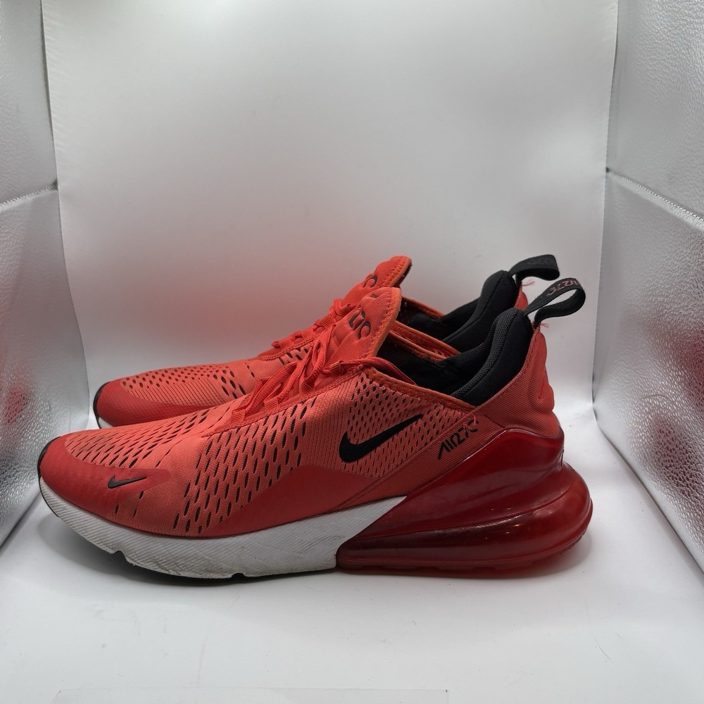 Nike Air Max 270 Habanero Red Men Size 11.5 Running Shoes AH8050-601